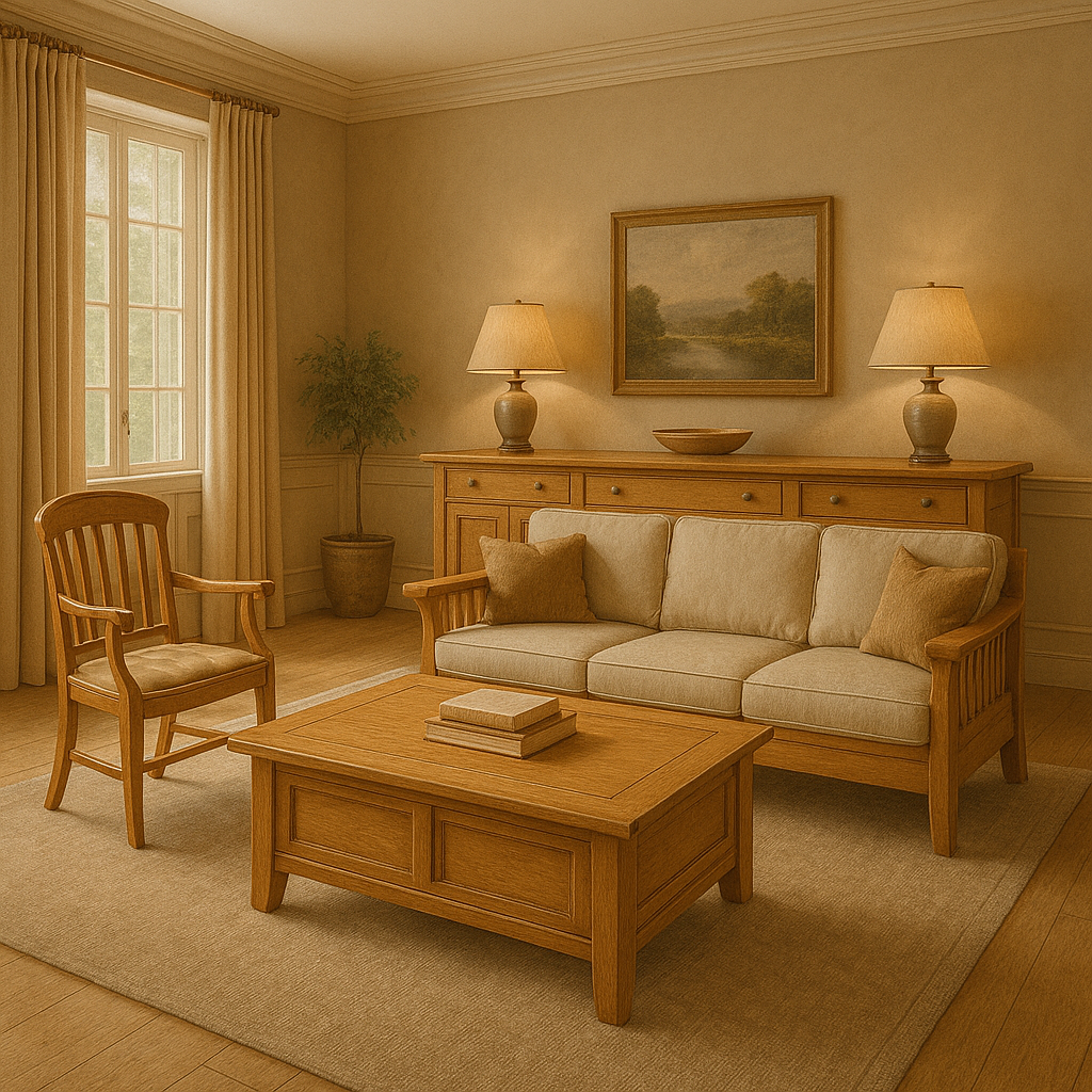 Bộ sofa gỗ cao cấp